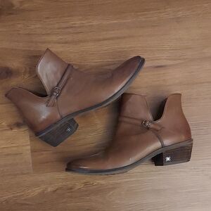 Sam Edelman Brown Leather Booties